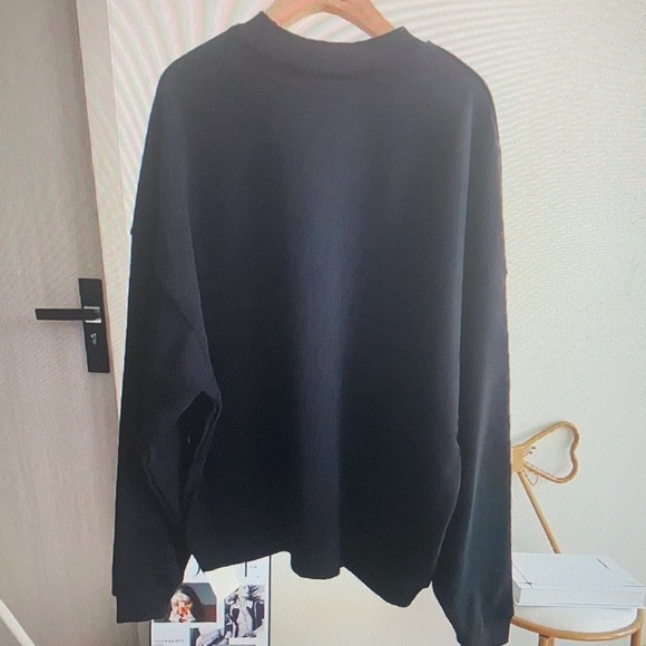 Anine Bing Tyler sweater size small color washed black - Picture 2 of 7